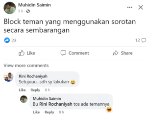 fitur sorotan di facebook