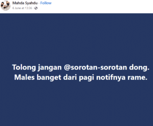 fitur sorotan di facebook
