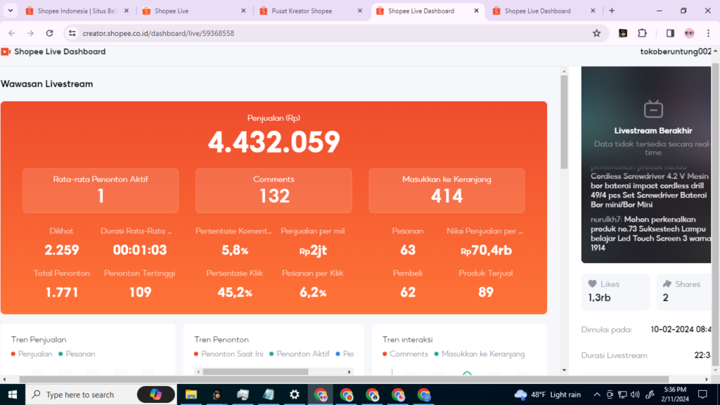shopee live